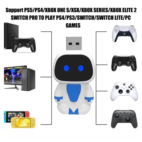 Univerzalni Adapter za Wireless kontrolere (Sony, Microsoft, Nitendo, PC)