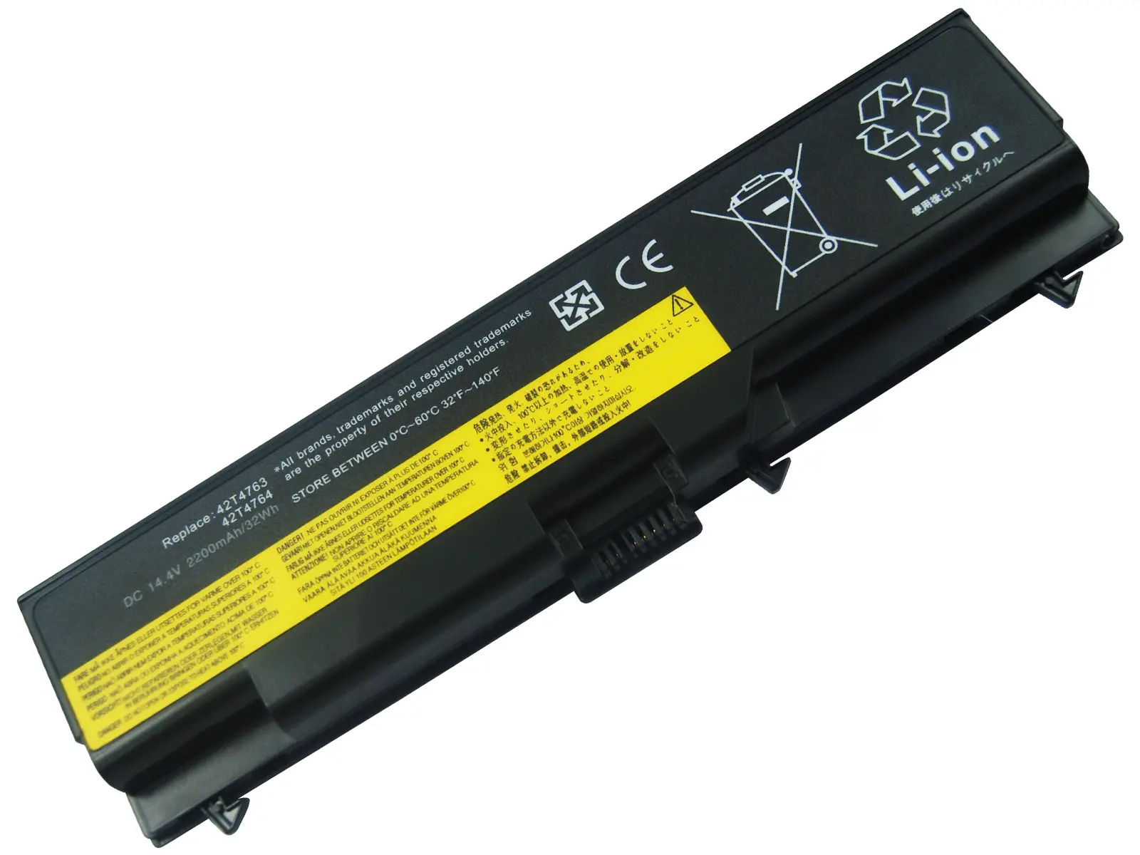 Replacement Battery For Lenovo ThinkPad L421, T410, T420, SL410 & More - 5200mAh Li-Ion