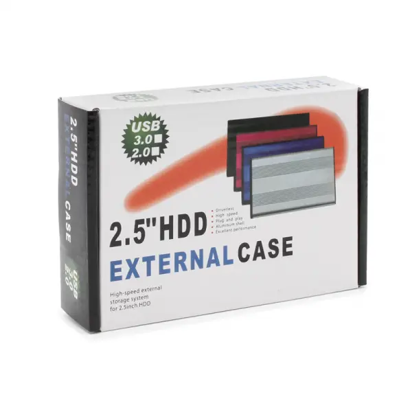 Eksterno kuciste za HDD 2.5\'' USB 3.0 crveno