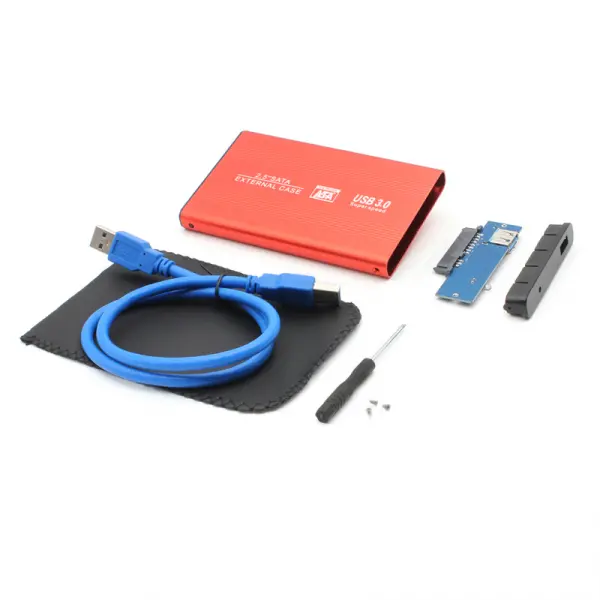 Eksterno kuciste za HDD 2.5\'' USB 3.0 crveno