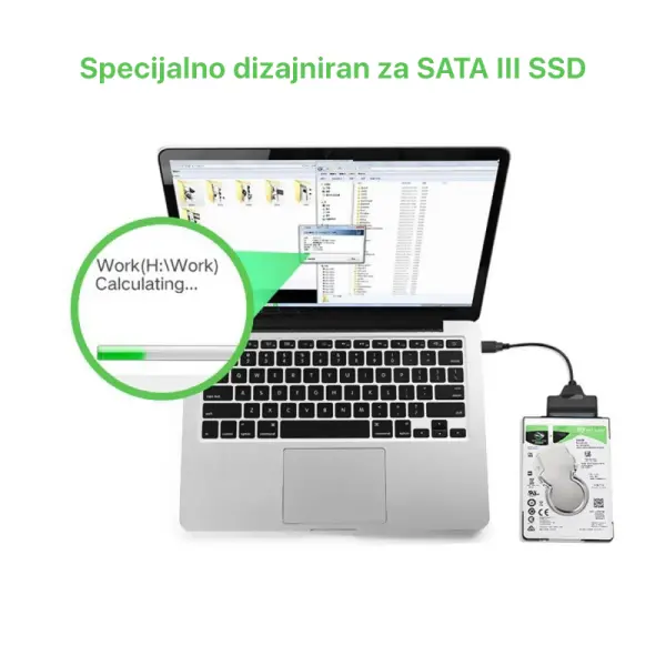 Adapter Type C na SATA JWD-U90