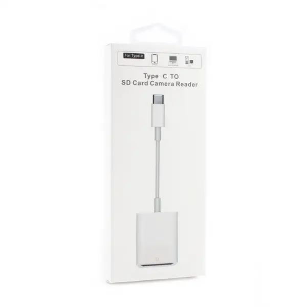 Adapter USB Type C na SD Card Camera Reader