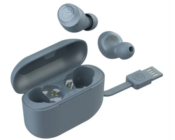 JLAB Go Air Pop True Wireless Headphones Slate bubice sive