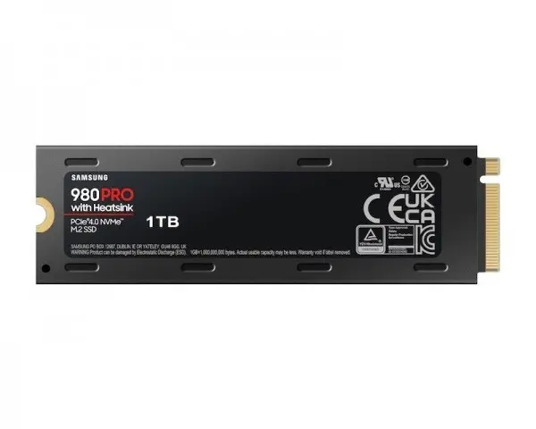 SAMSUNG 1TB M.2 NVMe MZ-V8P1T0CW 980 Pro Series Heatsink SSD