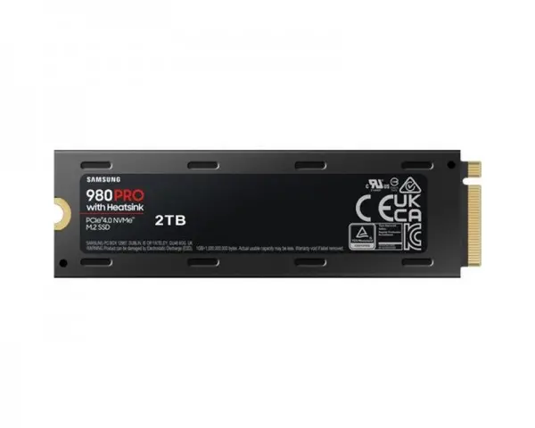 SAMSUNG 2TB M.2 NVMe MZ-V8P2T0CW 980 Pro Series Heatsink SSD