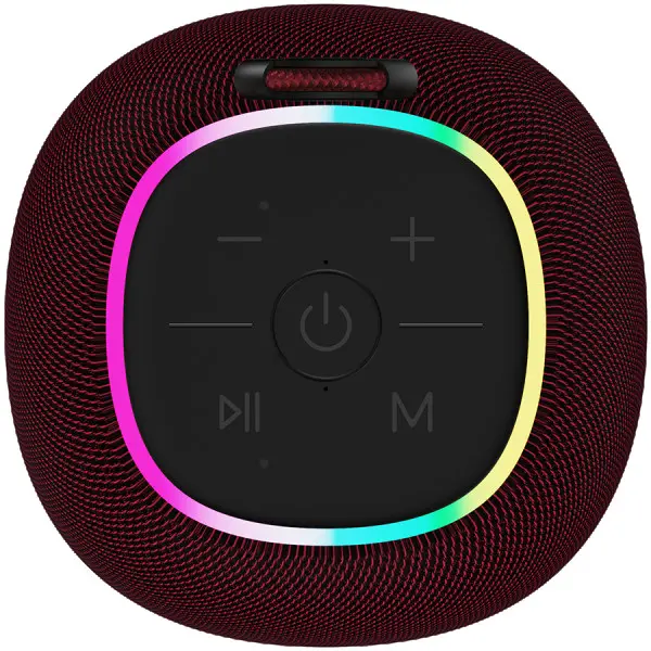CANYON BSP-8, Bluetooth Speaker, BT V5.2, BLUETRUM AB5362B, TF card support, Type-C USB port, 1800mAh polymer battery, Max Power 10W, Red, 
