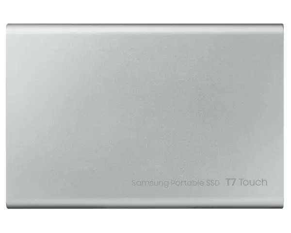 SAMSUNG Portable T7 Touch 2TB srebrni eksterni SSD MU-PC2T0SWW
