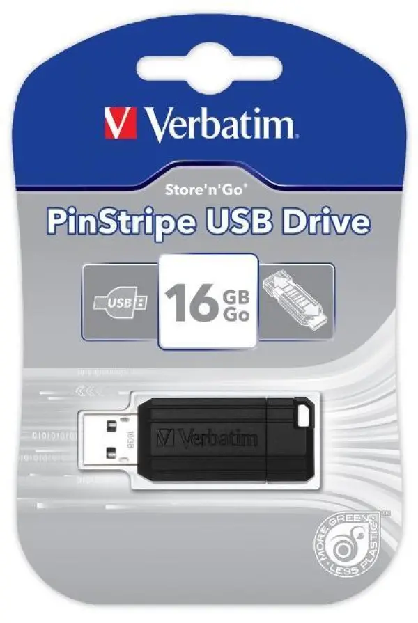 Verbatim Pinst. USB 16GB Blac (49063)