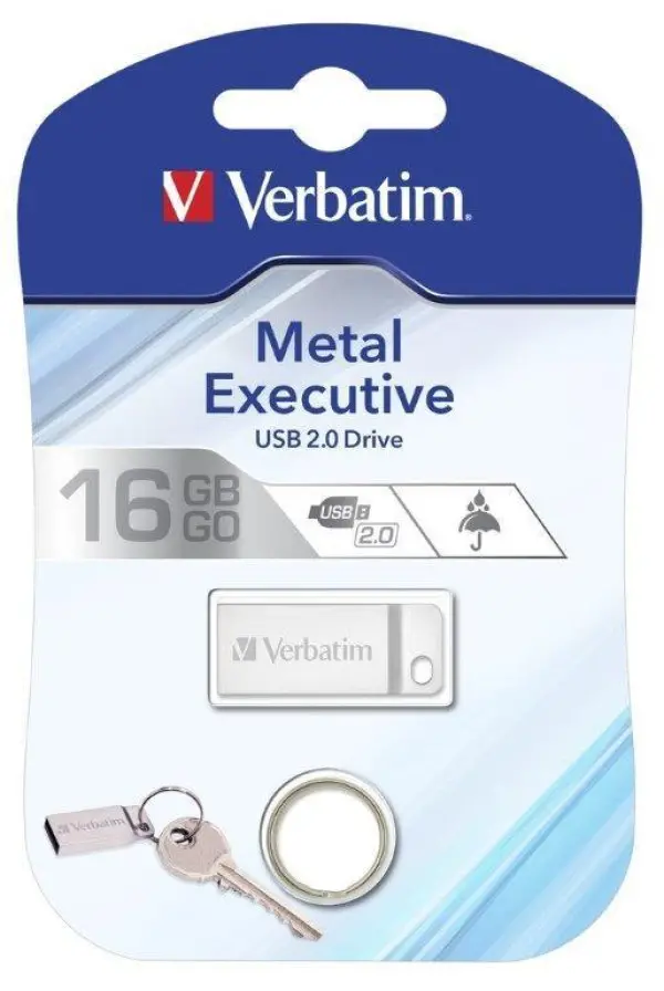 Verbatim Metal Ex.USB 16GB Sil (98748)