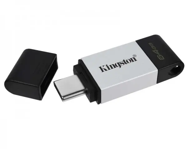 KINGSTON 64GB DataTraveler 80 USB-C 3.2 flash DT8064GB