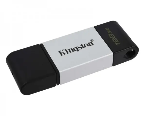 KINGSTON 128GB DataTraveler 80 USB-C 3.2 flash DT80128GB