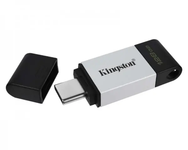 KINGSTON 128GB DataTraveler 80 USB-C 3.2 flash DT80128GB
