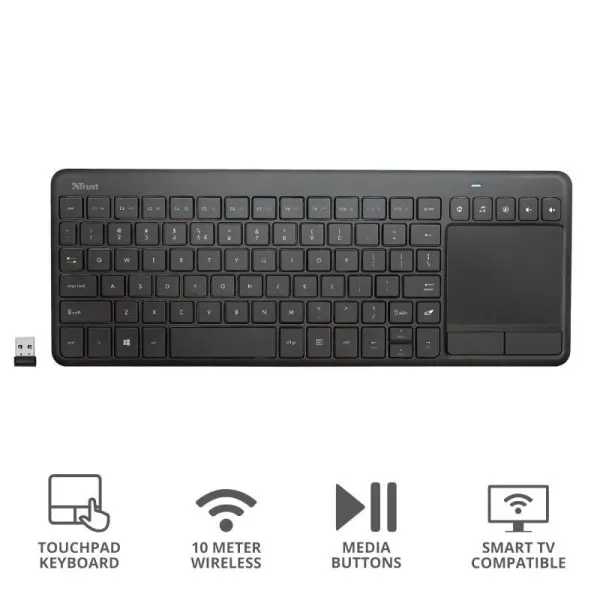 Trust VAIA WIRELESS KEYBOARD WITH TOUCHPAD (23382)