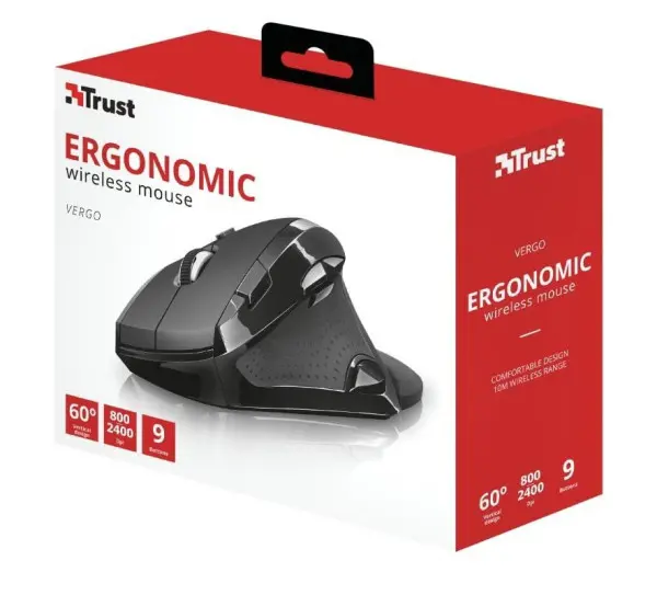 Trust VERGO WIRELESS ERGONOMIC COMFORT  MOUSE (21722)