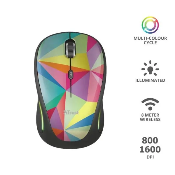 YVI FX WIRELESS MOUSE GEO (22337)