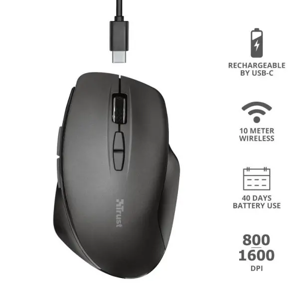 THEMO WIRELSSS MOUSE RECHARGABLE (23340)