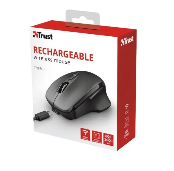 THEMO WIRELSSS MOUSE RECHARGABLE (23340)
