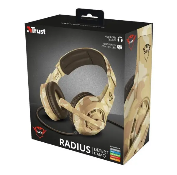 Slušalice TRUST GXT 310 Radius Desert žične3,5mmgamingmaskirna bež' ( '22208' ) 