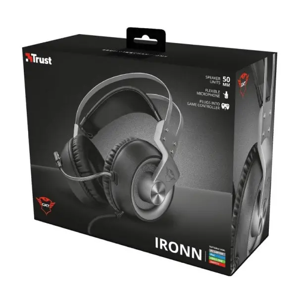 Slušalice TRUST GXT 430 Ironn žične3,5mm+2x3,5mmgamingcrna' ( '23209' ) 