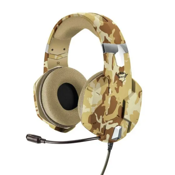 Slušalice TRUST GXT 322D Carus Desert Camo žične3,5mm+2x3,5mmgamingmaskirno bež' ( '22125' ) 