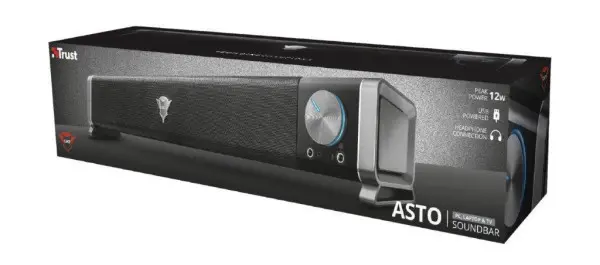 Zvučnik TRUST GXT 618 ASTO sound bar12W(6W RMS) USBcrna' ( '22209' ) 