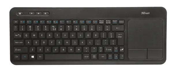 Tastatura TRUST Veza bežičnatouchpadsmart TVcrna' ( '20960' ) 