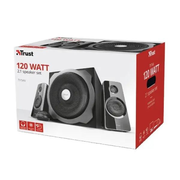 Zvučnik TRUST Tytan 2.1120W(60W RMS)crna' ( '19019' ) 