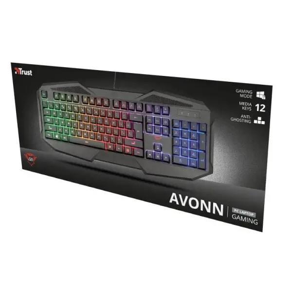 Trust GXT 830 RW AVONN Gaming Keyboard US (21621)