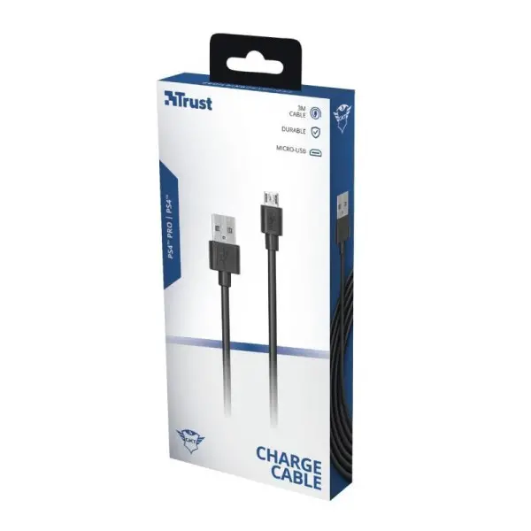 Trust GXT 224P Micro-USB Charge & Play Cable for PS4 (23347)