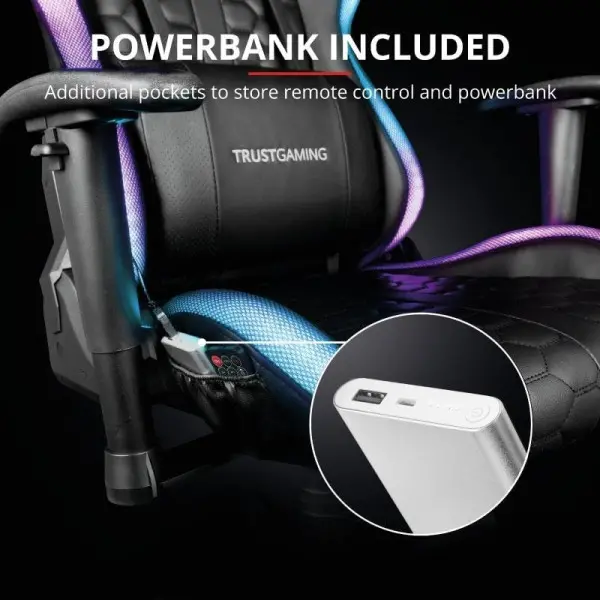 Stolica TRUST GXT 716 RIZZA gamingRGB LEDcrna' ( '23845' ) 