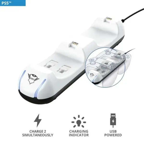 Trust GXT 251 DUO CHARGE DOCK PS5 (24173)