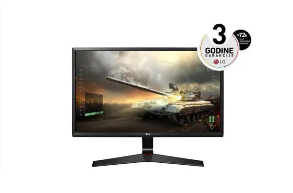 24'' Gaming IPS FHD 1920x1080@75Hz, 16:9, 1000:1, 5ms / 1ms (with Motion Blur Reduction), 250 cd/m?, 178°/178°, 1 D-Sub, 1 Display Port, 1 H