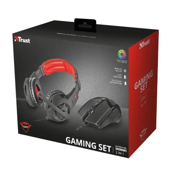 Slušalice+miš TRUST GXT 784 žičnegaming setcrna' ( '21472' ) 
