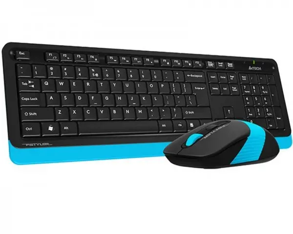 A4 TECH FG1010 FSTYLER Wireless Combo USB US plavi set