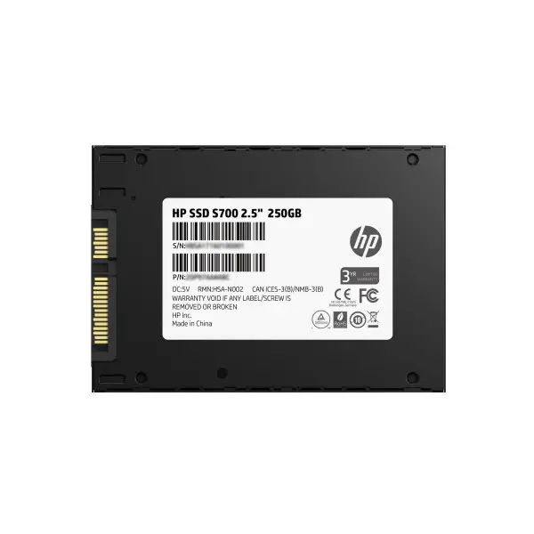 HP SSD SATA 3 2.5'' S700 250GB (2DP98AA#ABB)
