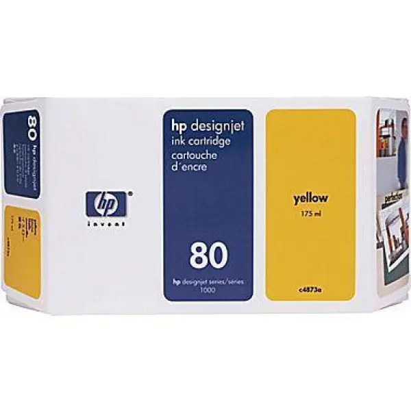 HP Kertridz No.80 Yellow 350ml (C4848A)