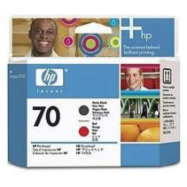 HP Glava No.70 Matt Bk-Red (C9409A)