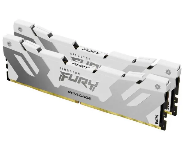 KINGSTON DIMM DDR5 32GB (2x16GB kit) 6800MTs KF568C36RWK2-32 FURY Renegade White