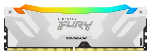 KINGSTON DIMM DDR5 32GB (2x16GB kit) 6800MTs KF568C36RWAK2-32 FURY Renegade RGB White