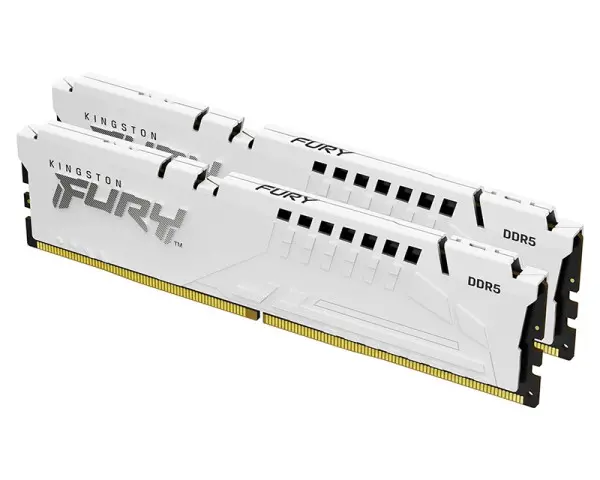 KINGSTON DIMM DDR5 64GB (2x32GB kit) 5600MTs KF556C36BWEK2-64 Fury Beast White Expo