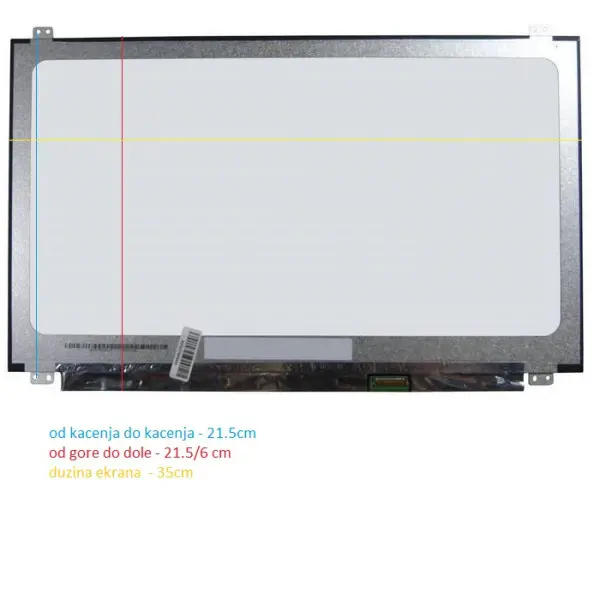 LED Ekran za laptop 15.6 slim 30 pina kraci HD