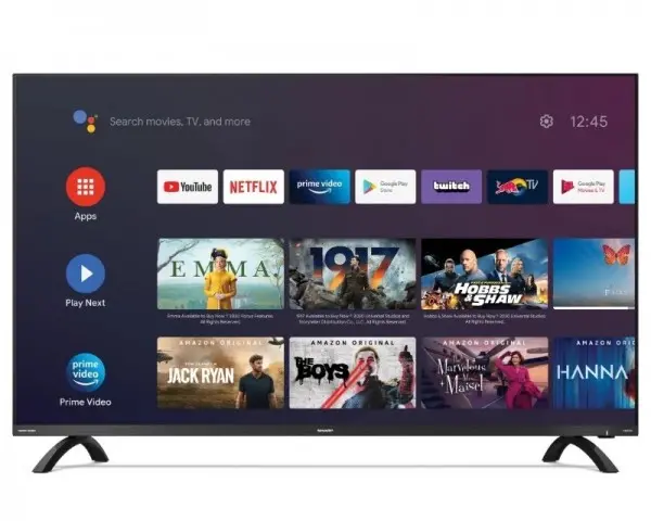 SHARP 50'' 50DL2 FRAMELESS Android Smart Ultra HD 4K LED TV + HT-SB95 Soundbar zvučnik