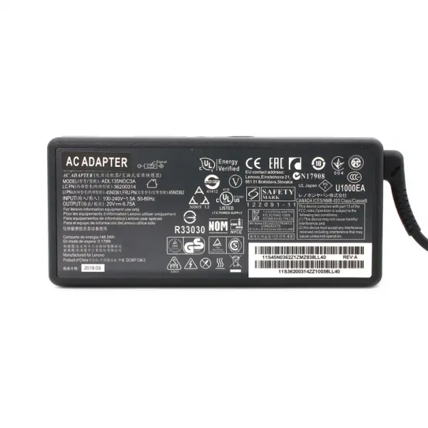 Punjac za laptop Lenovo 20V 6.75A USB type HQ (2)