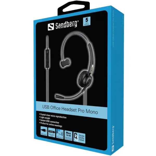 Slušalice sa mirkofonom Sandberg USB Pro Mono 126-14