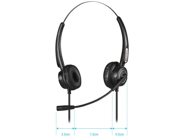 Slušalice sa mirkofonom Sandberg USB+RJ911 Pro Stereo 126-30