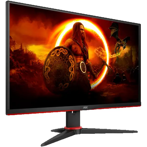 AOC Monitor LED 27G2SAEBK 27'' VA 1920x1080 at 165HZ 3000:1, 1ms, Freesync Premium, VGA, HDMI, DP, 3y ( 27G2SAEBK ) 