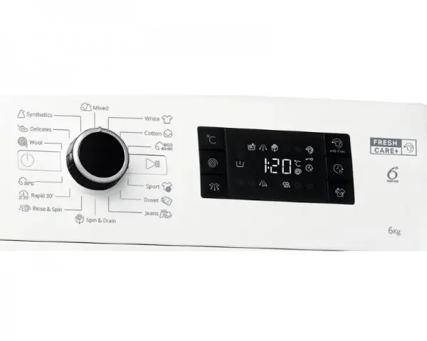 WHIRLPOOL FWSG 61251 B EE N Slim veš mašina