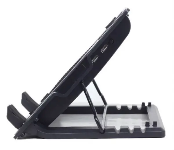 NBS-1F17T-01 Gembird hladnjak za laptop, 17inc 150mm Fan, USB, 370x265mm, Ergo Stand