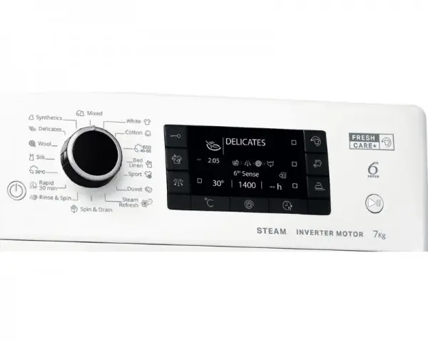 WHIRLPOOL FWSD 71283 BV EE N Slim veš mašina