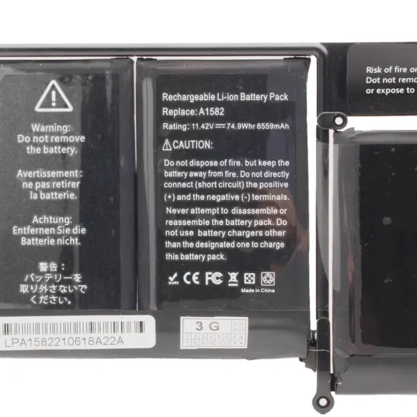 Baterija za laptop Apple A1582 11.42V 6600mAh HQ